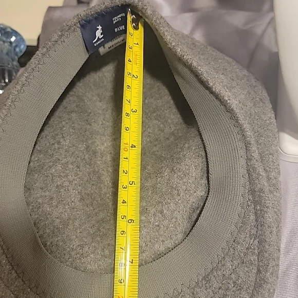 Grey Kangol Flat/Newsboy Style Cap - Picture 11 of 12